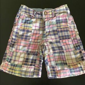Boys Gap preppy patchwork shorts